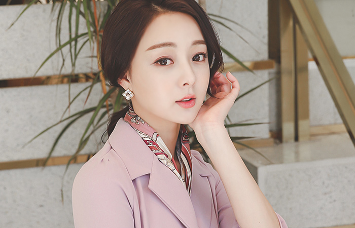 萨布丽娜衬衫波浪群/喇叭裙连衣裙