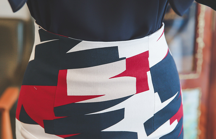 Wild touch棉弹力裙子