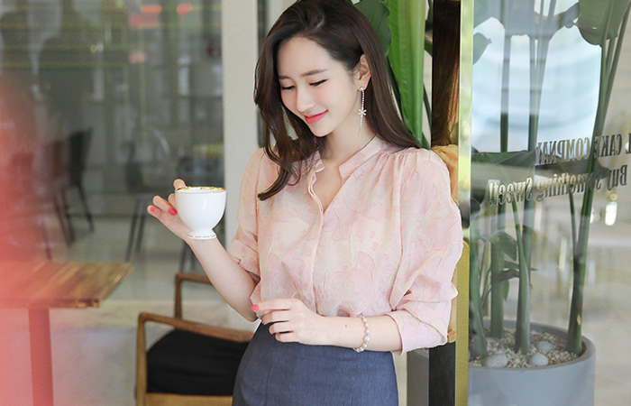 开花倦怠纽约女人衬衫