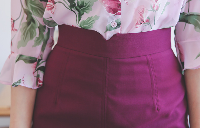 Claire Vuitt裂裙裙子（夏季）