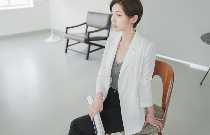 基本的单一裁缝酷夹克