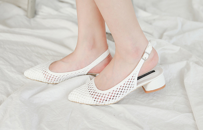 ラタン印花露脚跟跟