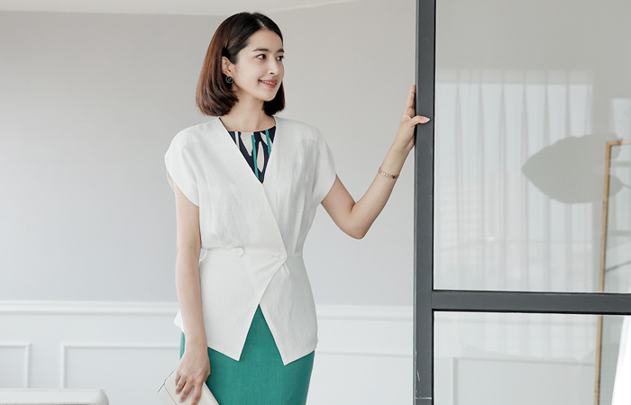 律师两扣卷圈夹克