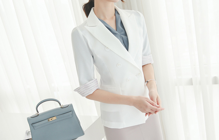 彩色线袖颜色方案双夹克（袖子7）