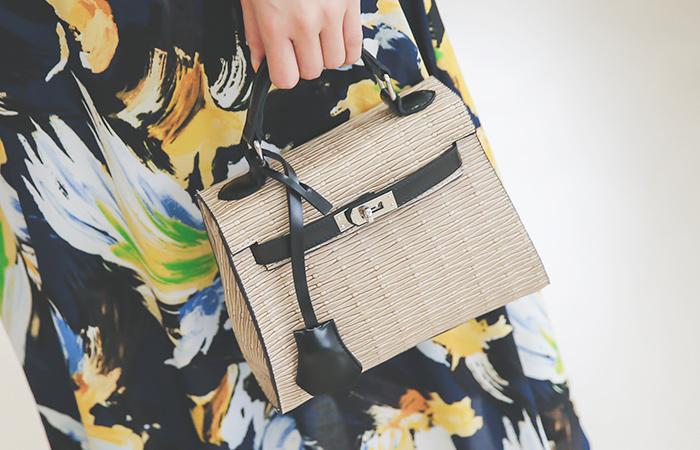 [34柄穿Keru]迷你Ratan手提包