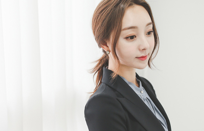 方形单按钮定制西式切口闭合