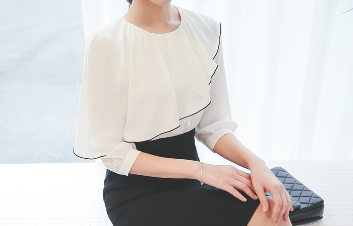 Roger Bust Ruffle衣衣裙