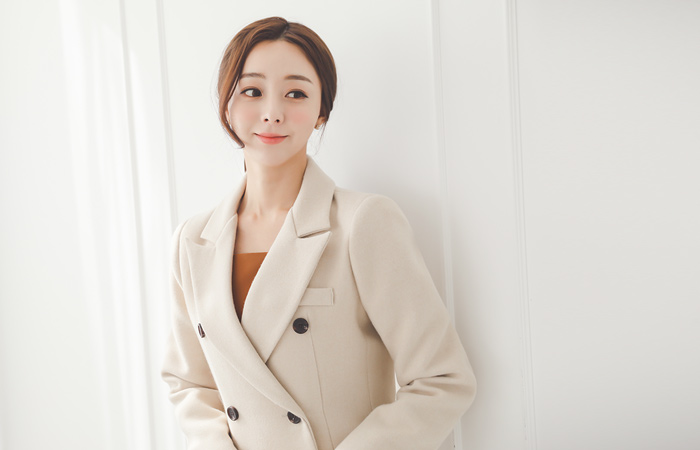 Prosomic双背开衩羊毛长款大衣