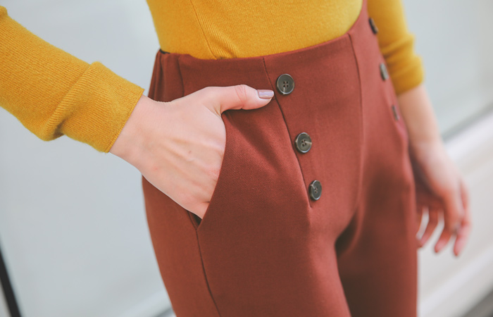 三扣松紧带，拉丝短