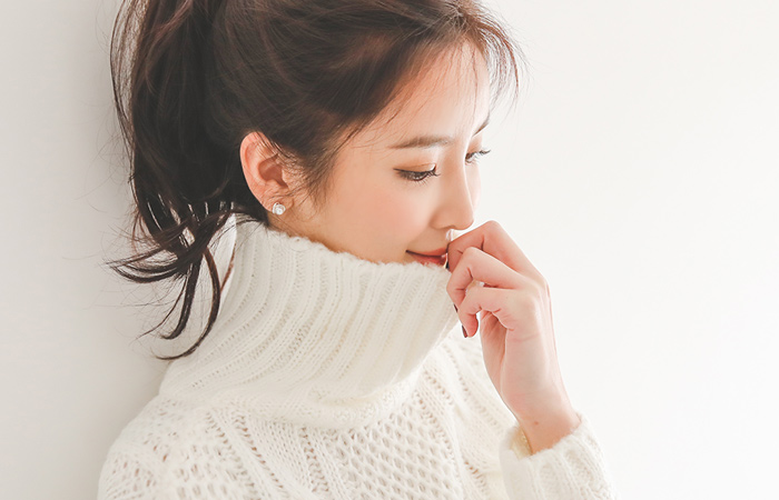 Koji Fisher大麻花脖子极地针织物