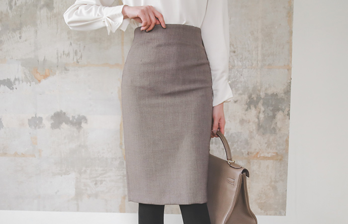 奶油色高腰裙Ⅱ