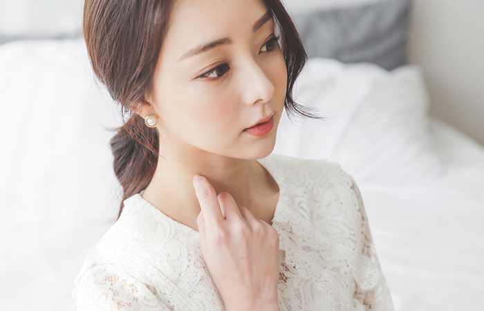 浪漫水手蕾丝女衬衫