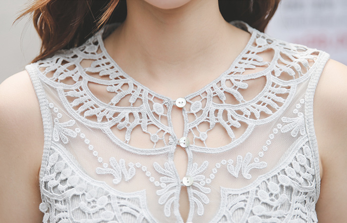 格南古董蕾丝背心