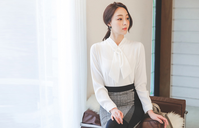 天然 珍珠 围巾 罩衫(spring)