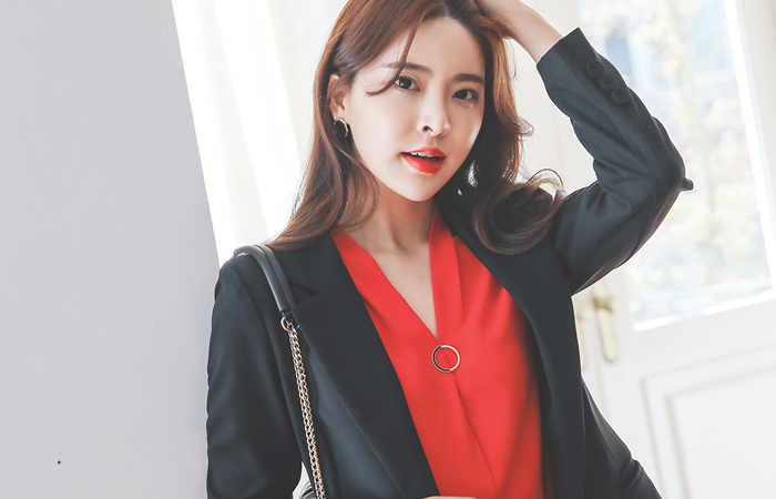 正装 单扣 修身 短上衣 夹克