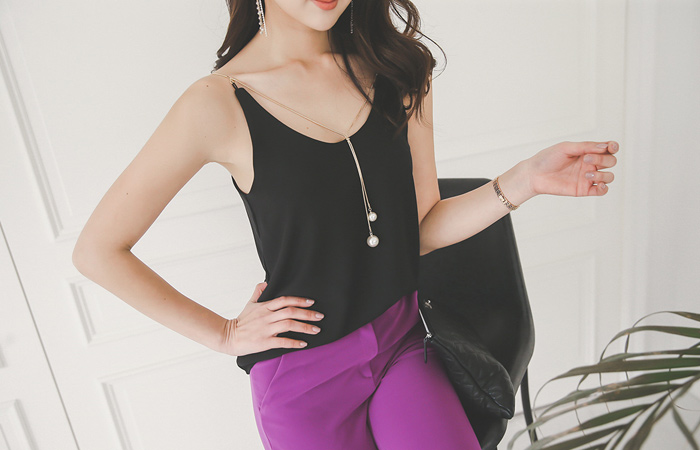 珍珠项链睡裙女衬衫