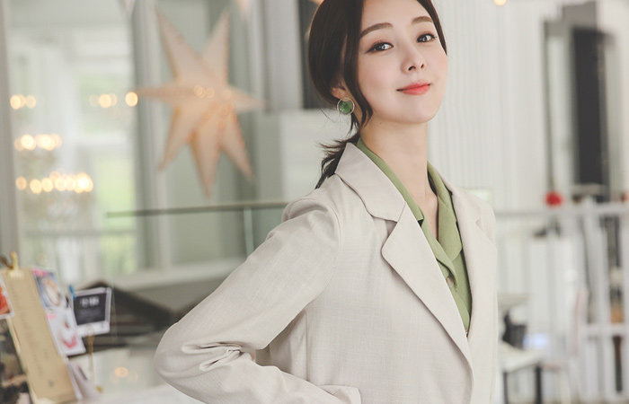 日常 棉 大口袋 单扣 夹克