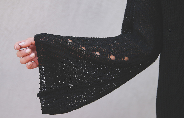 自然钟套马克西开衫