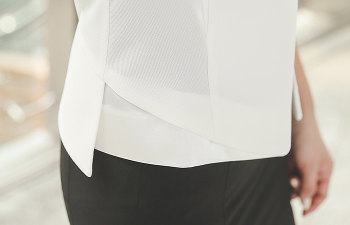 缎彩hayinek卡拉修身外套