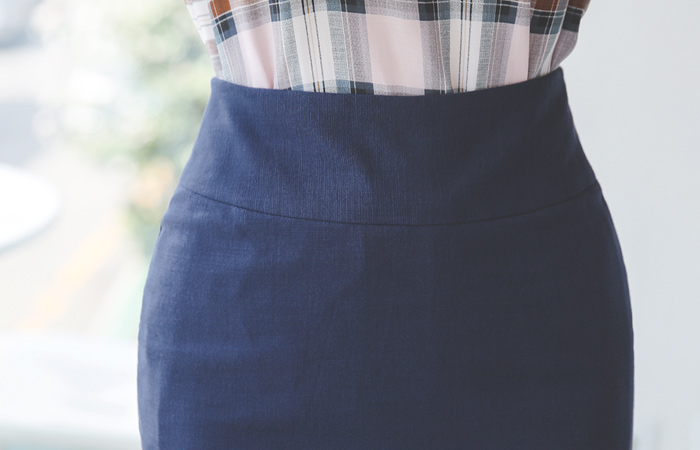 基本 亚麻 H字型 裙子Ⅱ