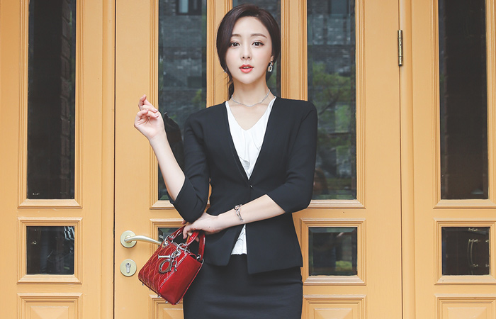 最少双纯色外套（7套筒）