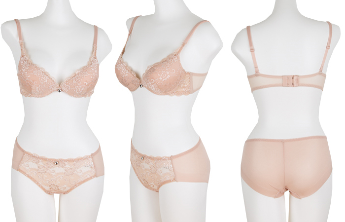 洛可可风格 魔术 文胸 (Black 70A)