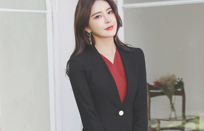 纯正 开叉 金色纽扣 摩登 夹克Ⅱ