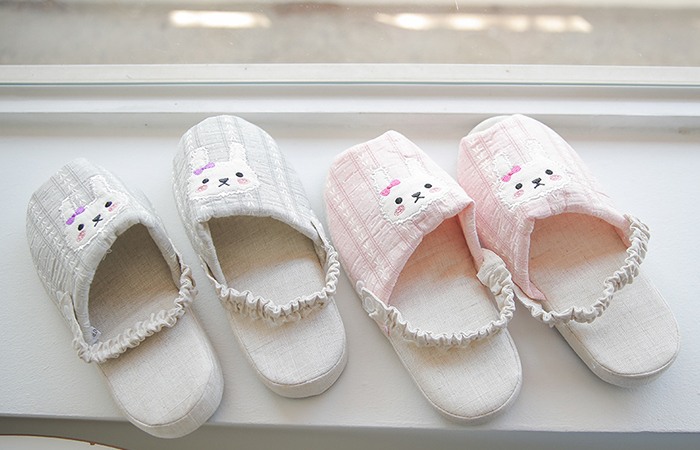兔子 室内用 拖鞋