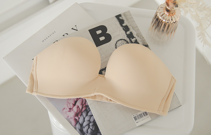 段三段挂钩松紧带丝曲线裸体胸罩