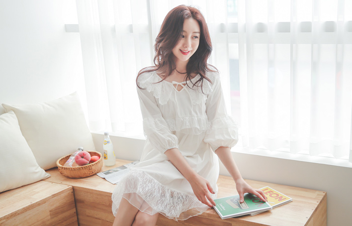 浪漫 蕾丝 睡衣 连衣裙