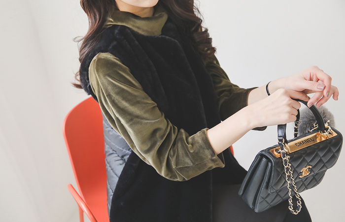 生态貂皮毛轻质加厚奶嘴