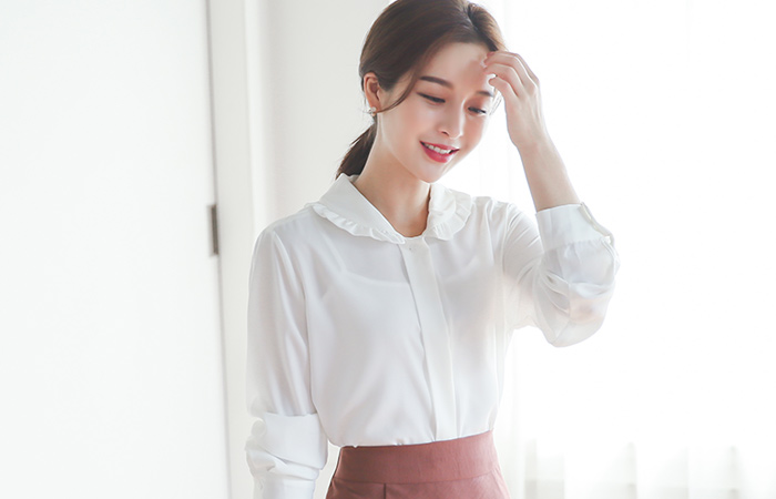 Petit Rupture圆领女衬衫