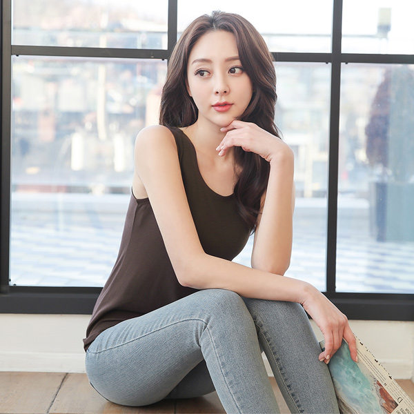 圆领 拉绒 日常 背心