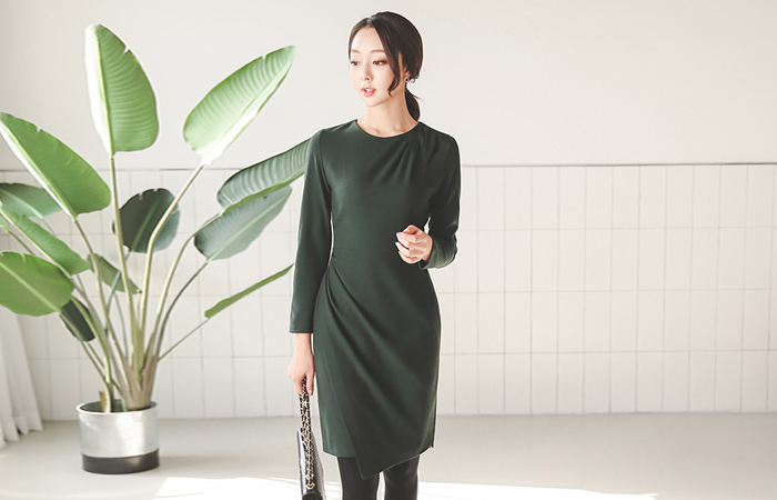 检查销卷绕切口挤压剪切连衣裙