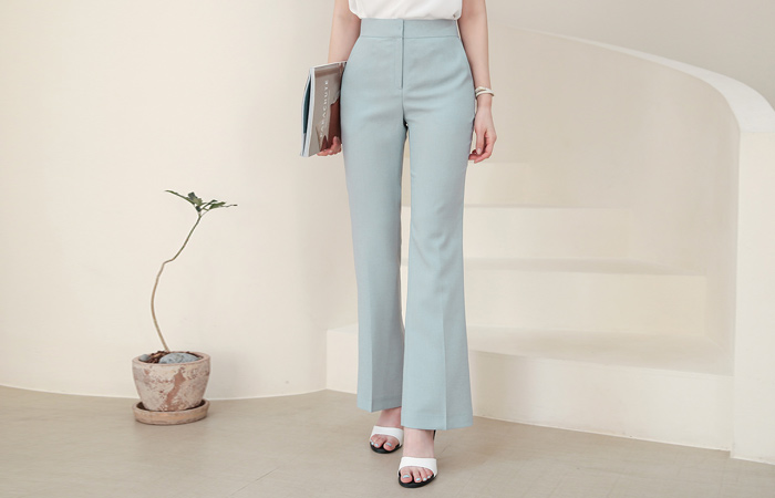 凉爽 灯光 弹力 喇叭 宽松长裤