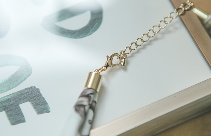 图案 围巾 项链