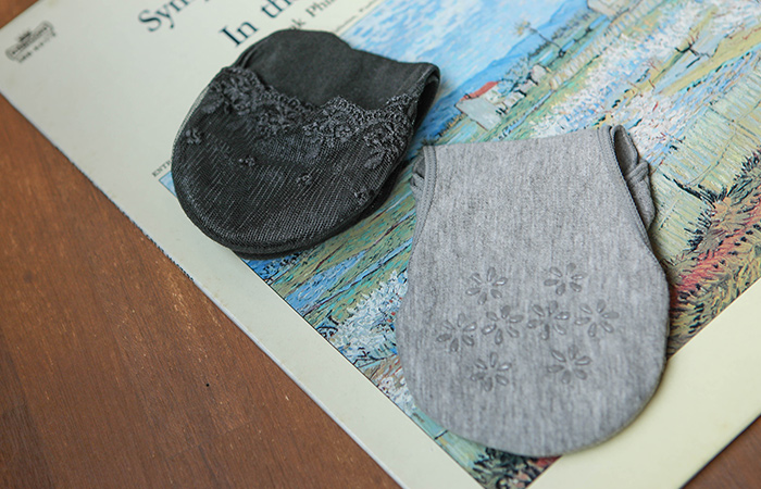 蕾丝 硅酮 船袜