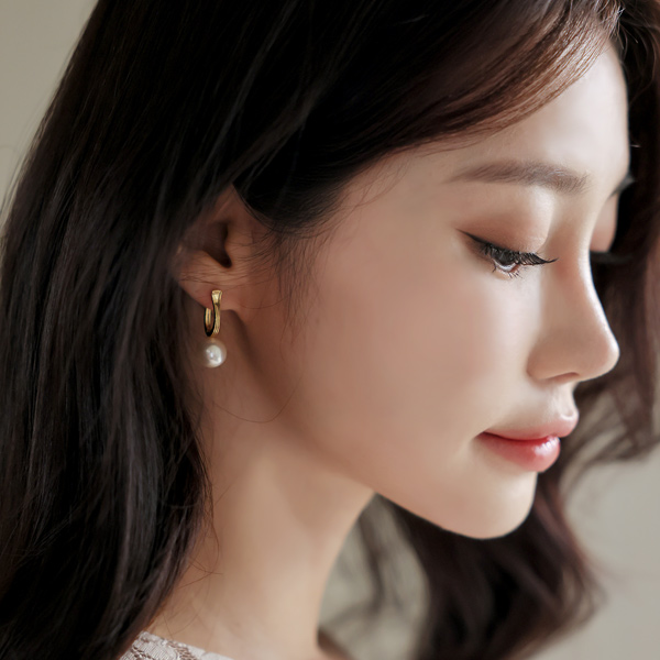 优雅 珍珠 戒指 耳环