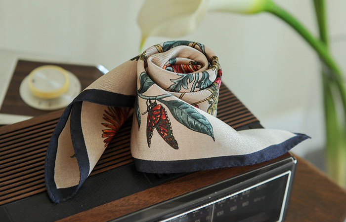 自然 花纹 图案 围巾