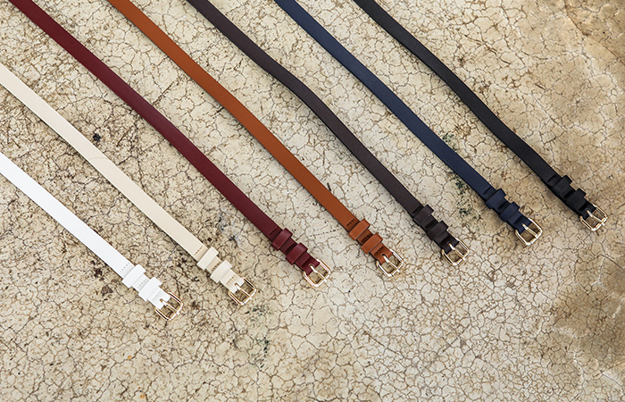 摩登 颜色 修身 腰带