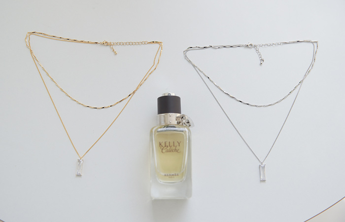 链条 分层 方形 项链