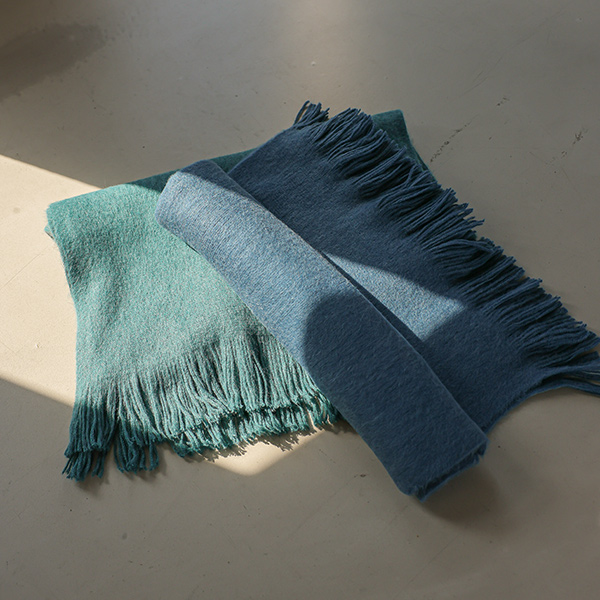 可爱 Creamy 颜色 点缀 围巾