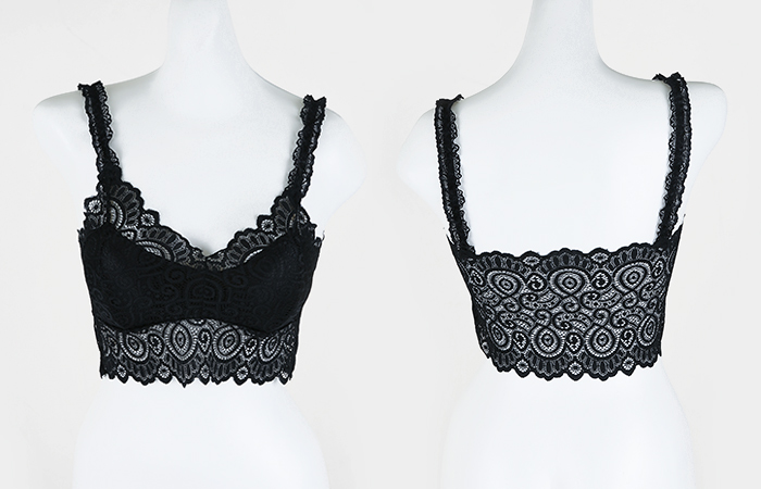 浪漫蕾丝帽胸衣