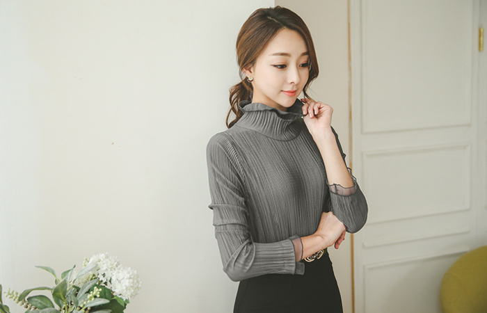 双hayinek百褶女衬衫