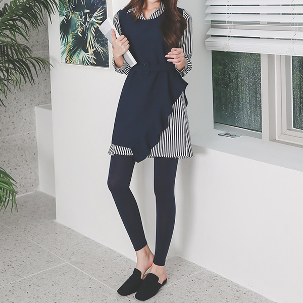 基本的基本面部颜色打底裤