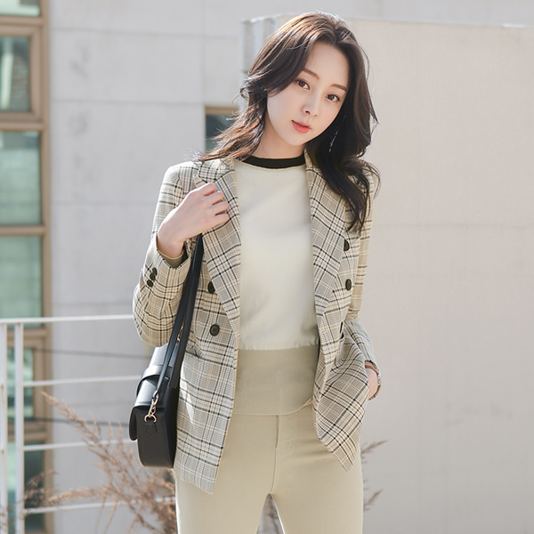 Alternative 格子 双排扣 夹克