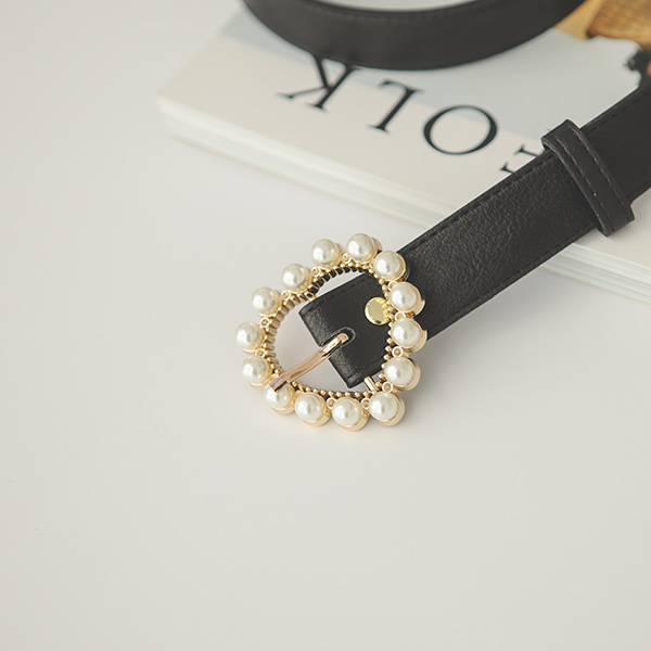 爱的 珍珠 爱心 腰带