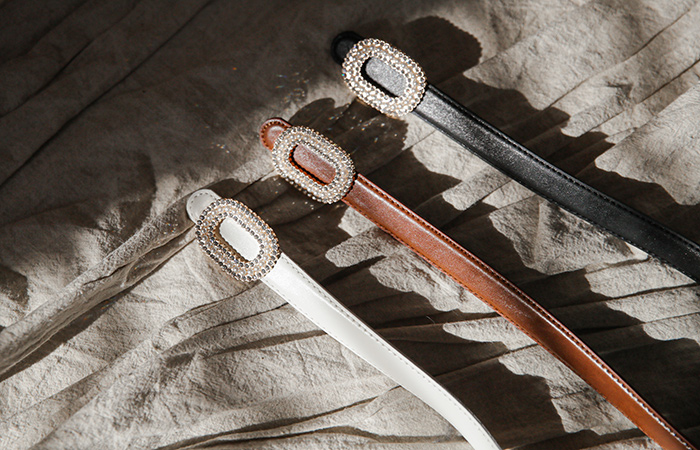 爱丽丝 镶钻 装饰 曲线 腰带