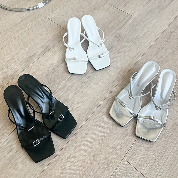 摩登 腰带 皮条/束带 凉鞋 高跟鞋