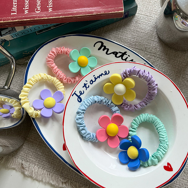 可爱 花纹 5set 发带